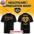 Boston Bruins Healthcare Appreciation Night Logo 2026 Hoodie T-Shirt