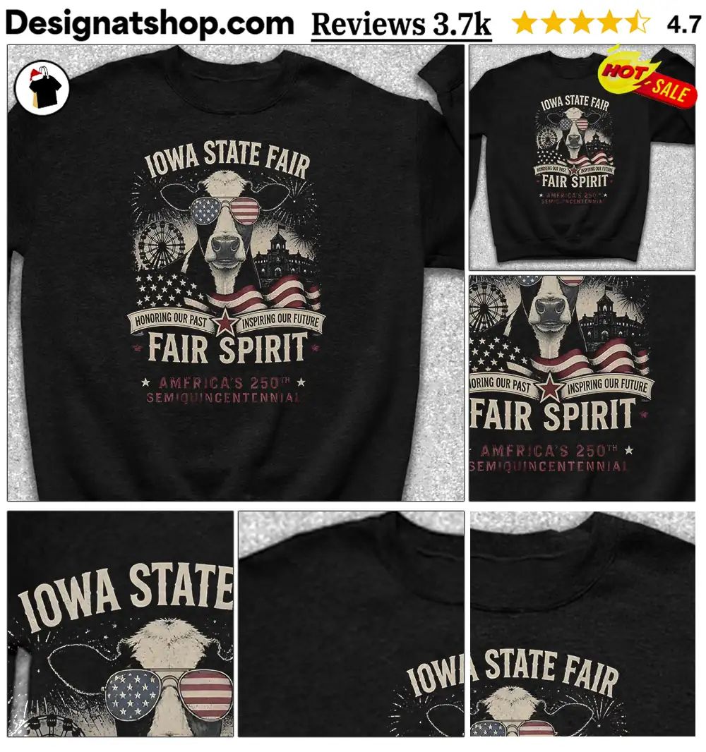 Cow Iowa State Fair honoring our past inspiring our future fair spirit shirt