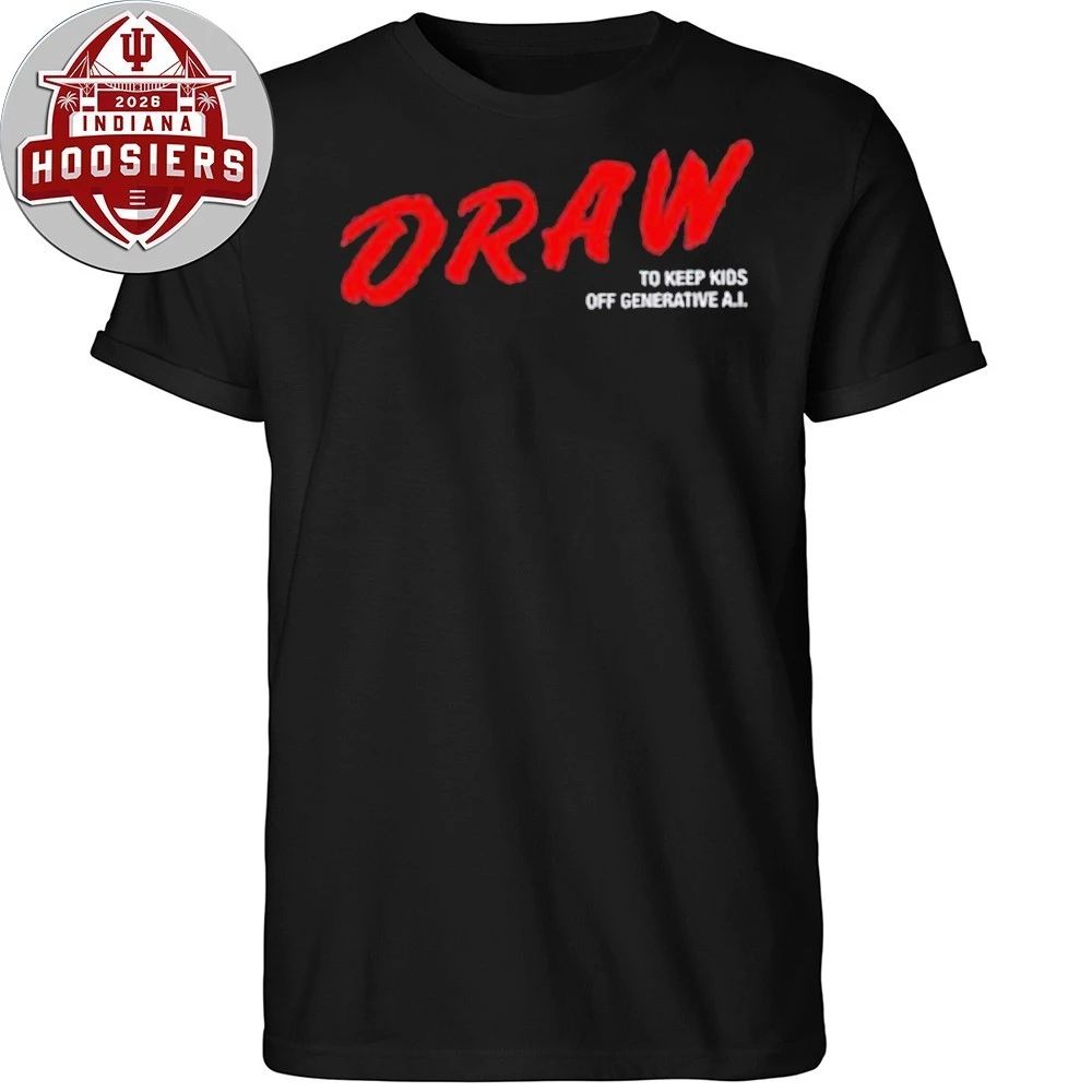 Draw To Keep Kids Off Generative AI Shirt