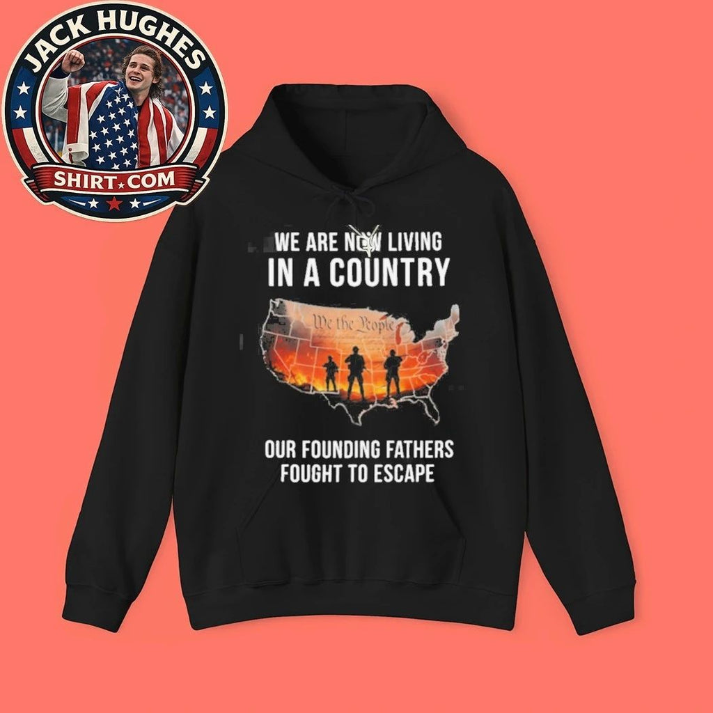 Original Founding Fathers Fought To Escape Patriotic Us Map Shirt