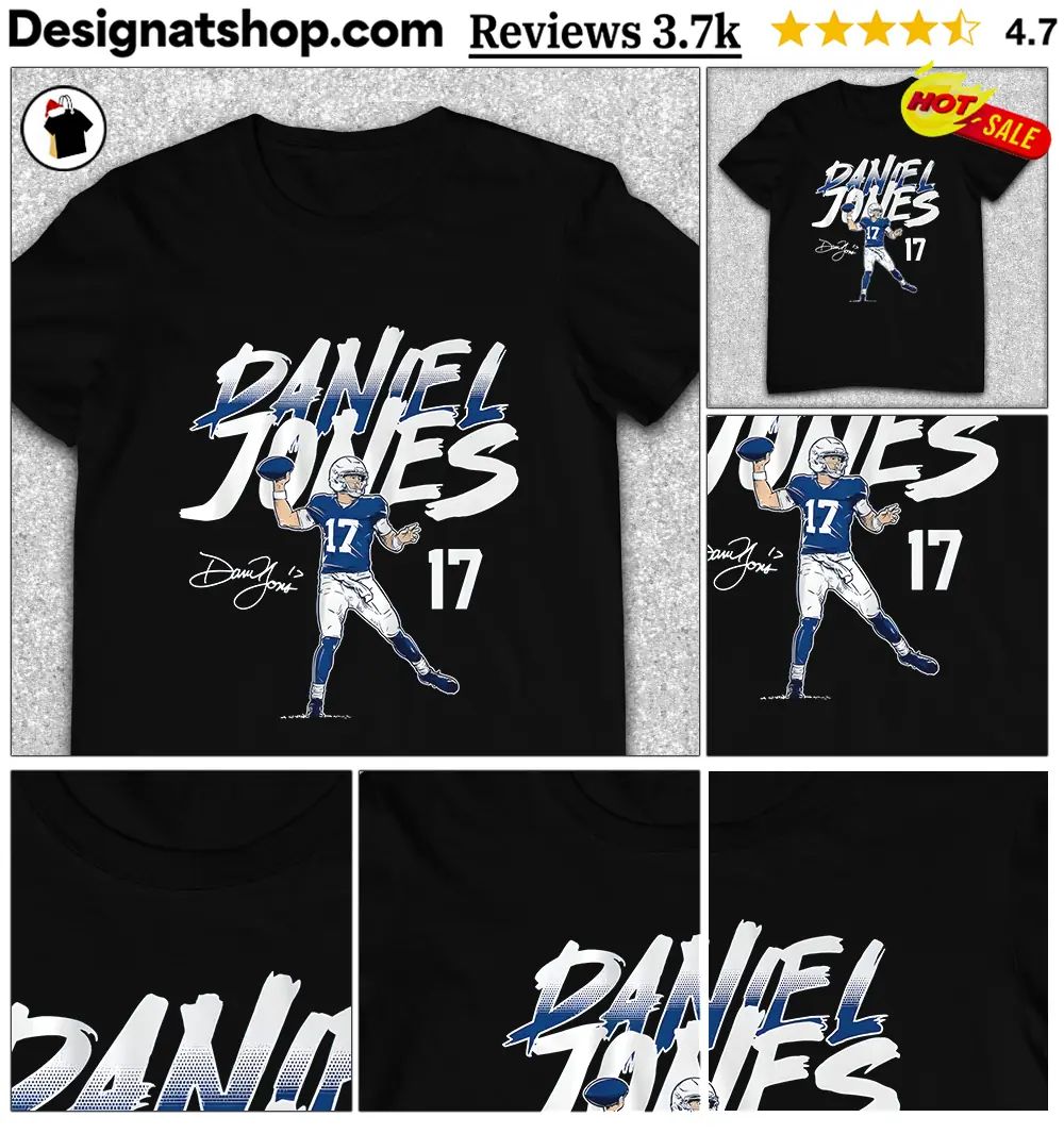 Daniel Jones Name Number Pose Indiana Football shirt