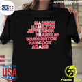 America Founding Fathers Acrostic American History Shirt