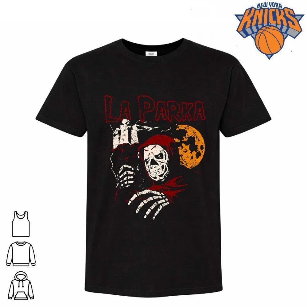 La Parka Grim Reaper Skeleton Mexican Wrestling Vintage Graphic Shirt
