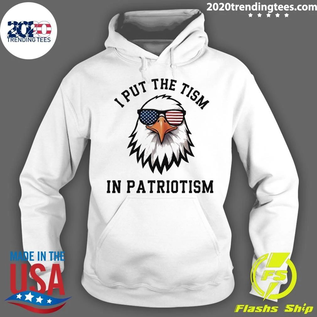I Put The Tism In Patriotism Eagle 2026 Shirt
