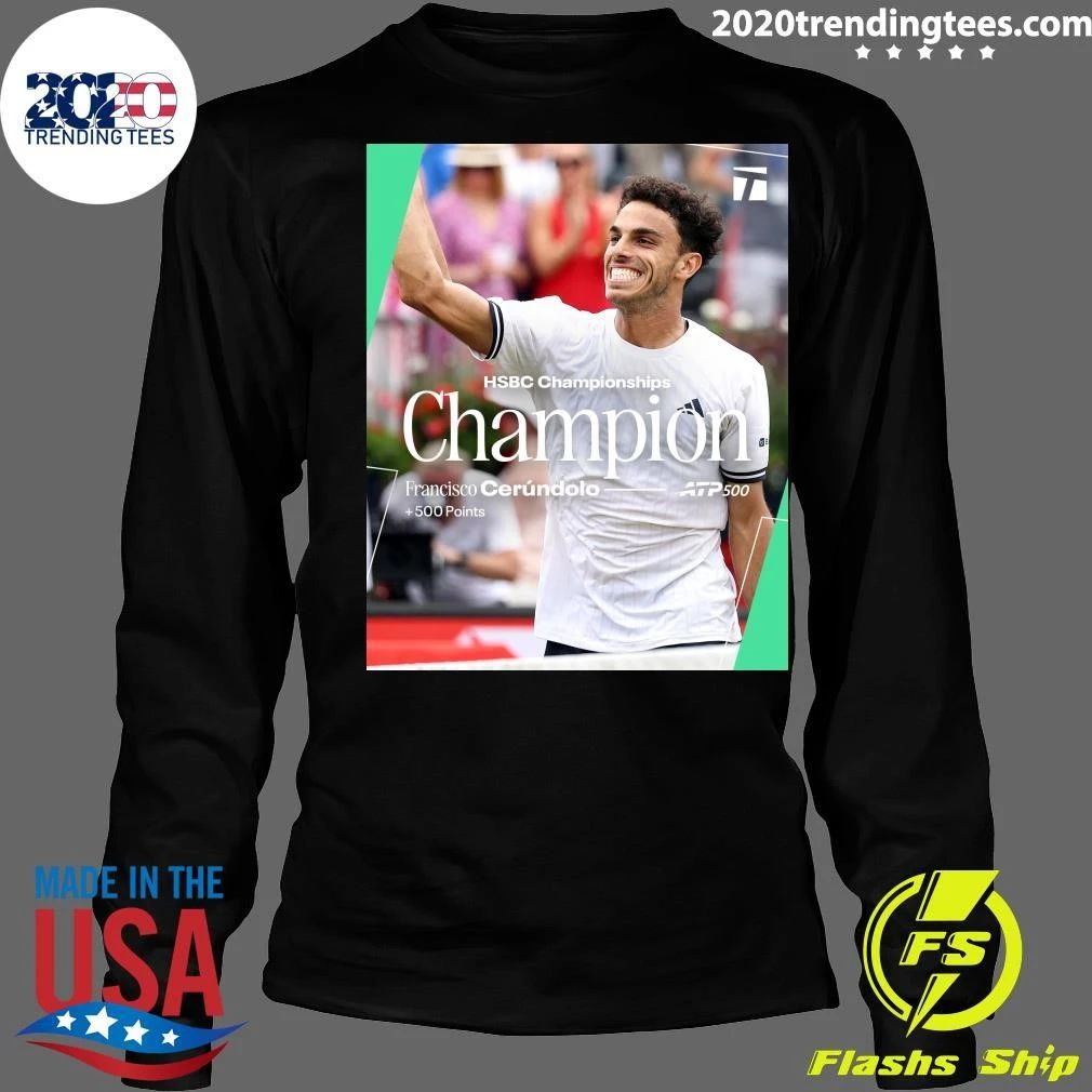 HSBC Championships Champion Francisco Cerúndolo ATP 500 Shirt