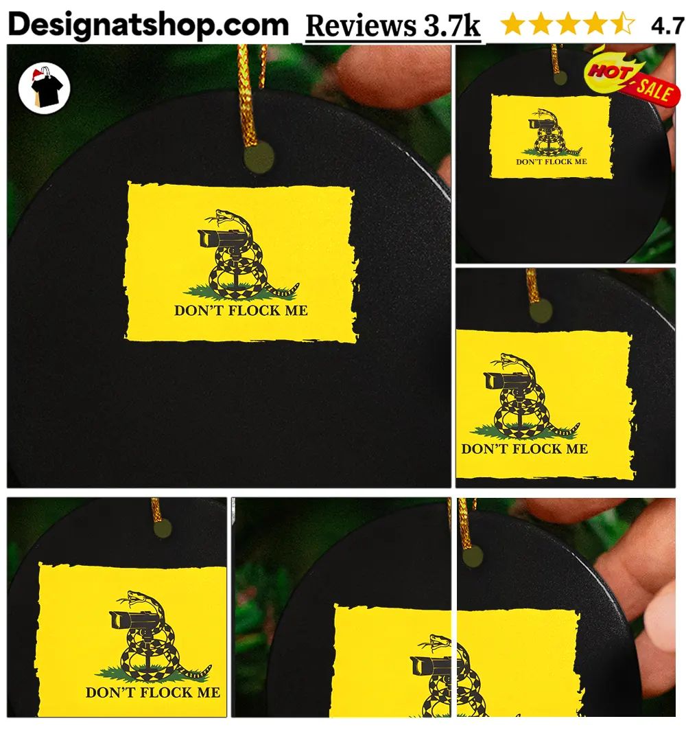 Snake Surveillance Camera Gadsden Flag Don’t Flock Me Shirt
