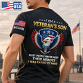 I Am A Veteran's Son Daughter - Personalized T Shirt