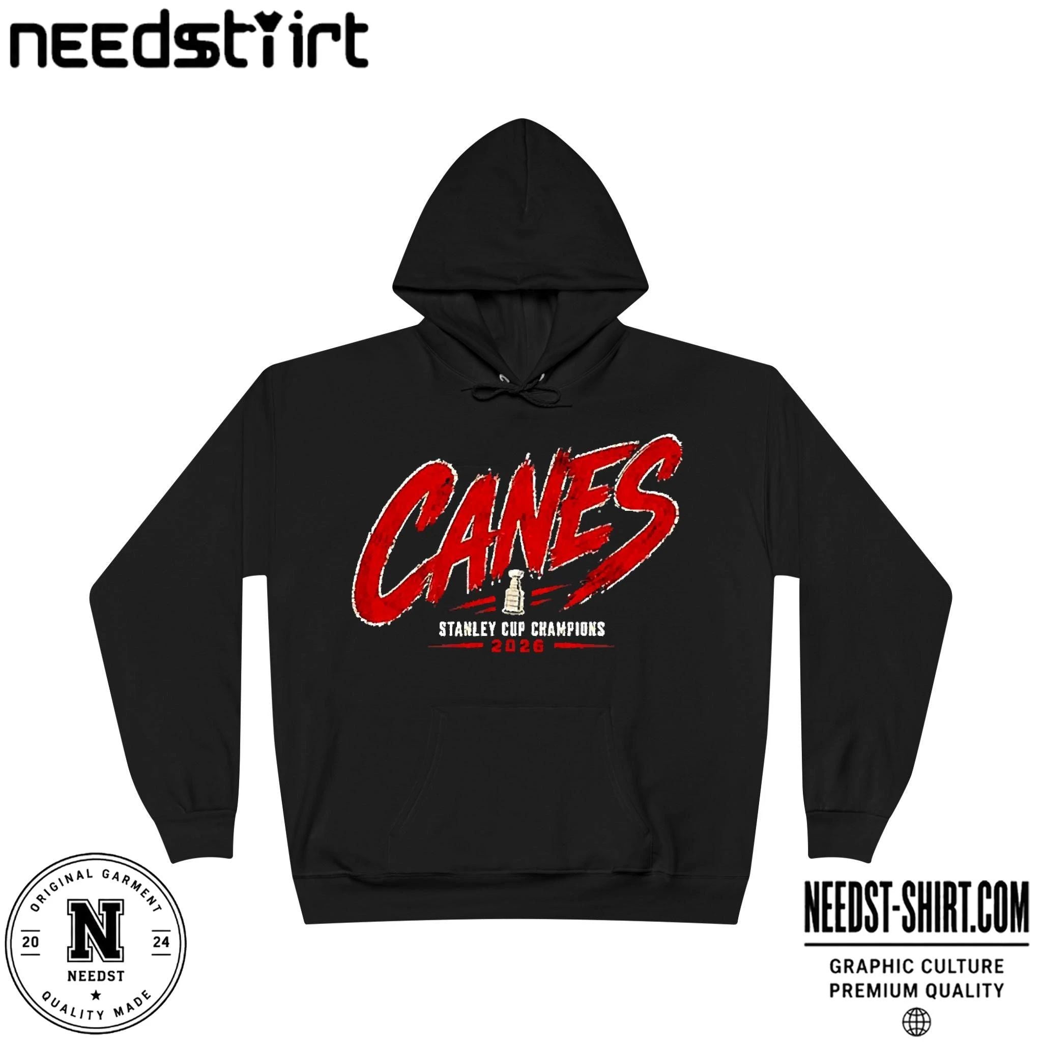 Canes Carolina Hurricanes Hockey Stanley Cup Champions 2026 Shirt
