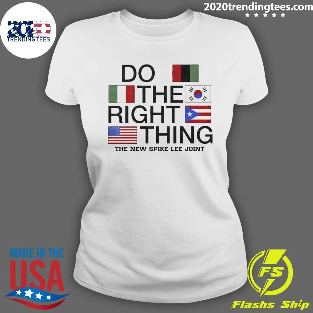 Spike Lee Do The Right Thing The New Spike Lee Joint Flags Shirt