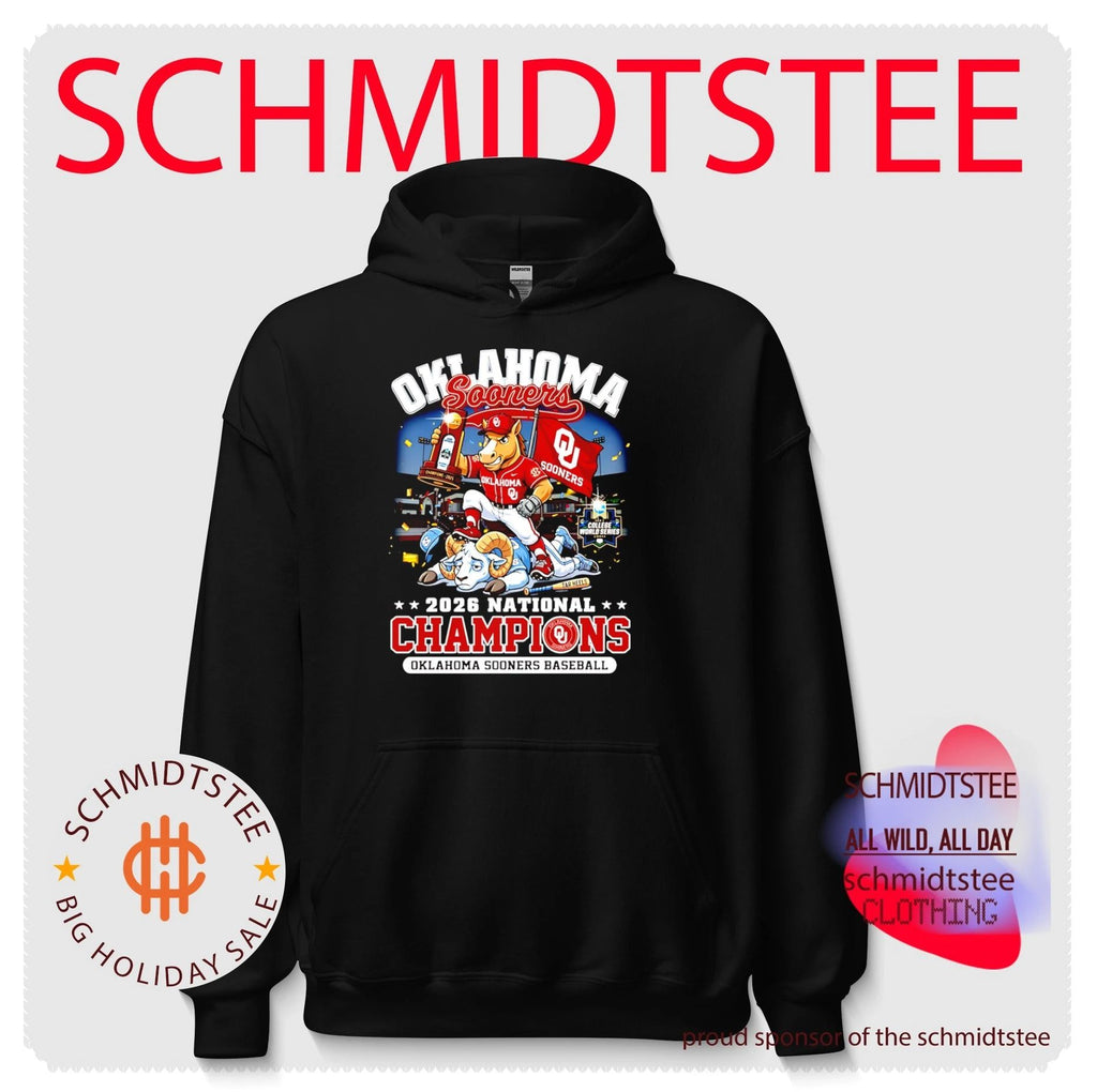 Oklahoma Sooners baseball 2026 National Champions Baseball mascot shirt
