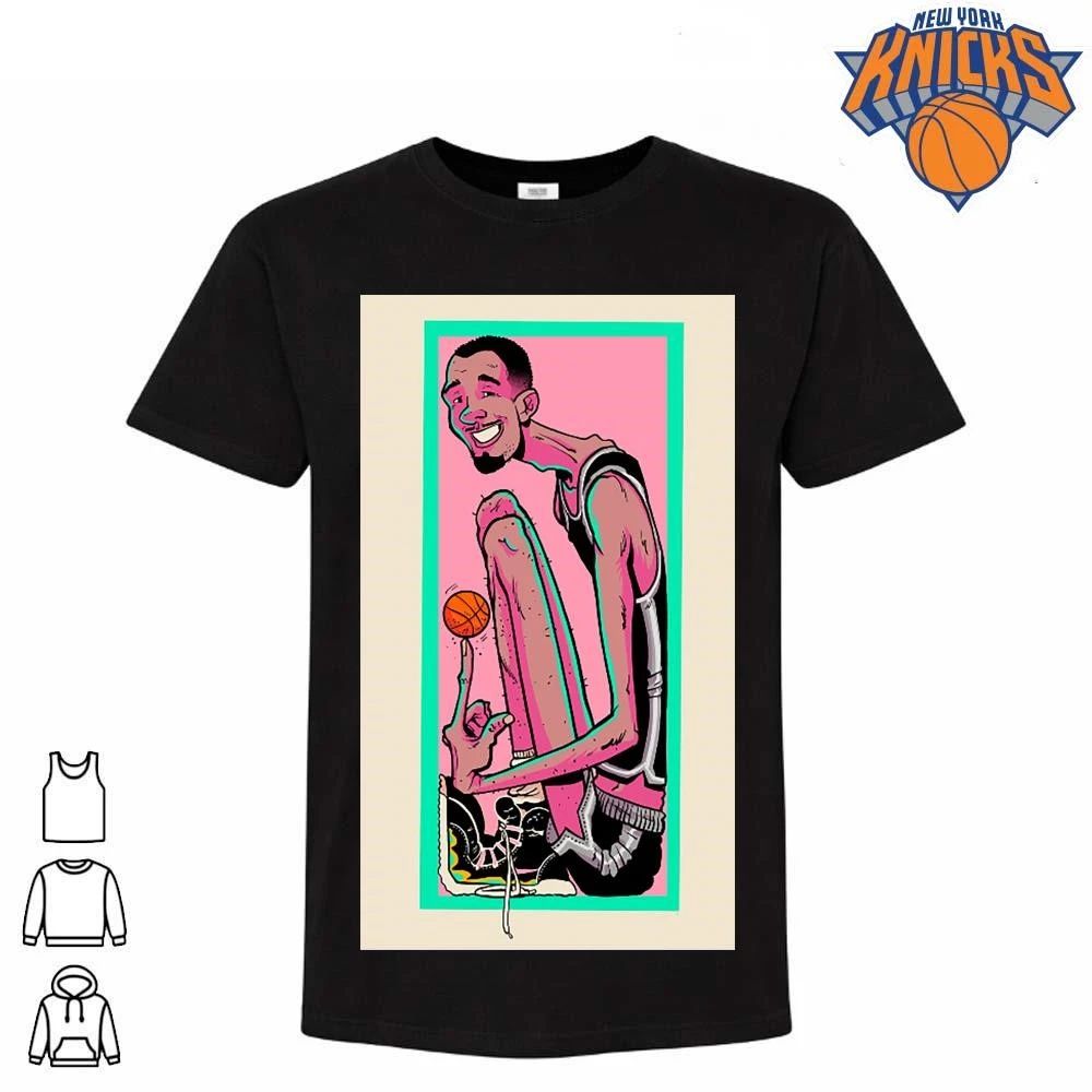 Victor Wembanyama San Antonio Spurs Tall Man Playing Basketball Caricature Funny Sport Player Spinning Ball Shirt