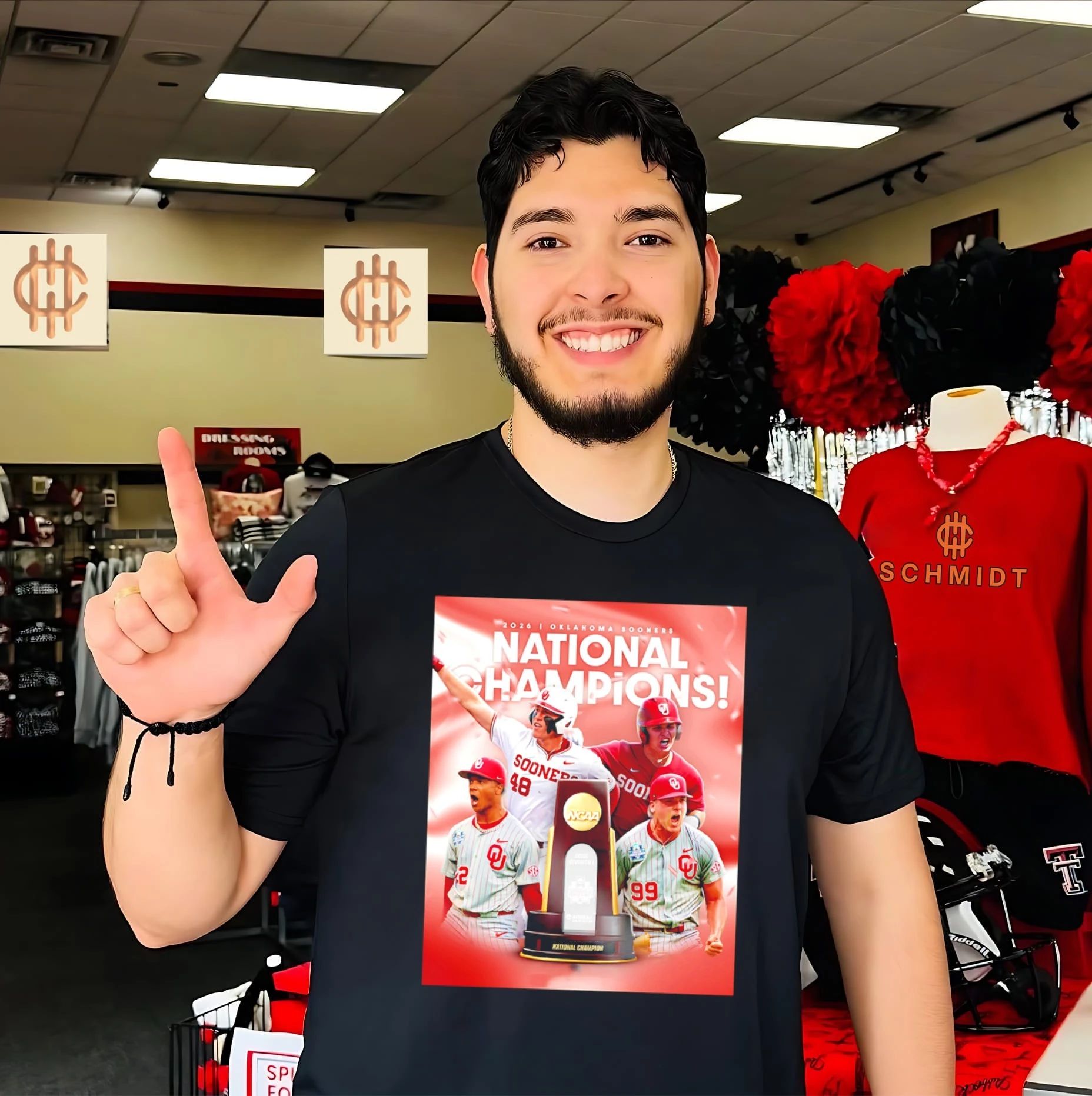 2026 Oklahoma Sooners National Champions poster shirt