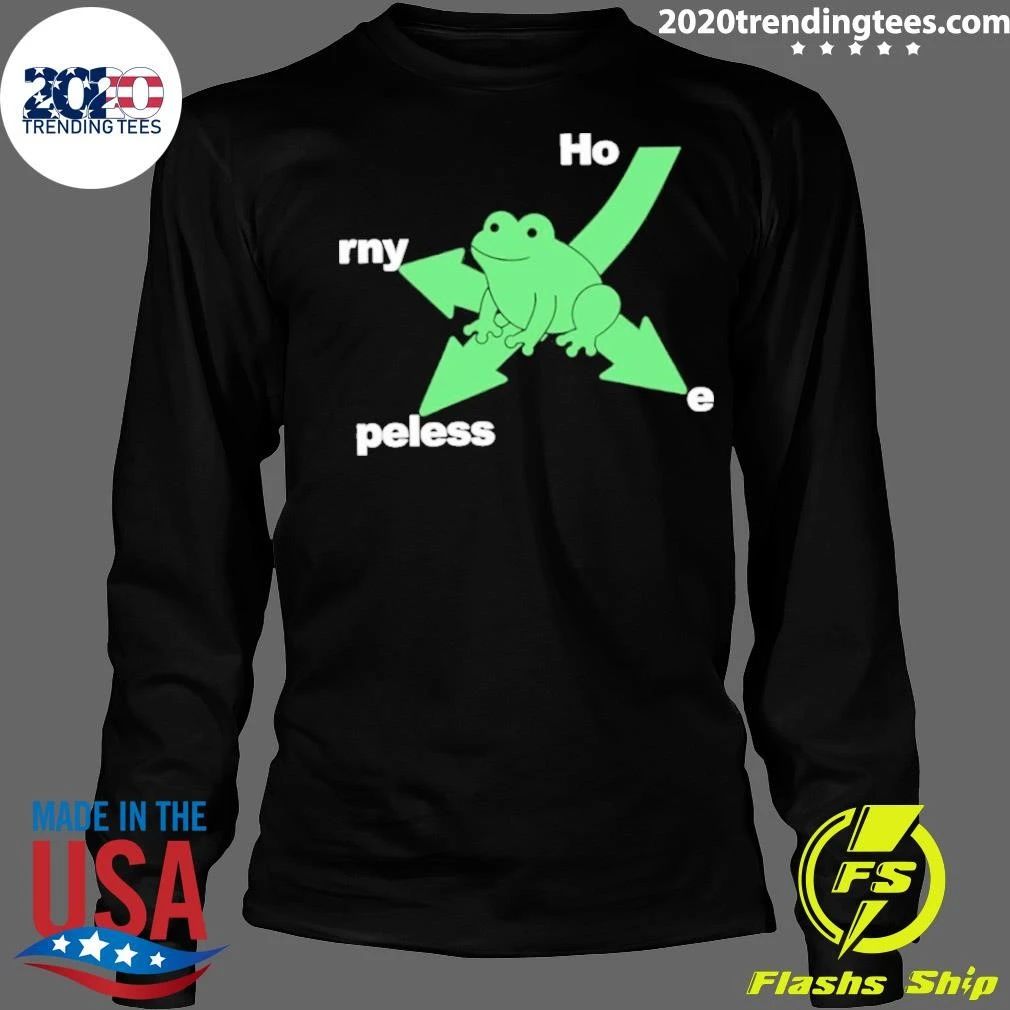 Frog In Distress Ho Rny Peless E Shirt