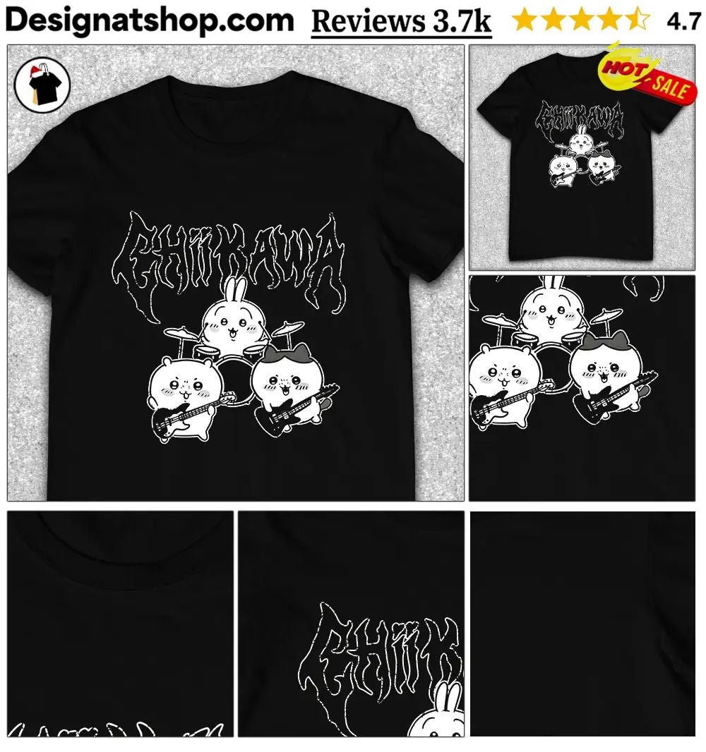 Metal Chiikawacute shirt