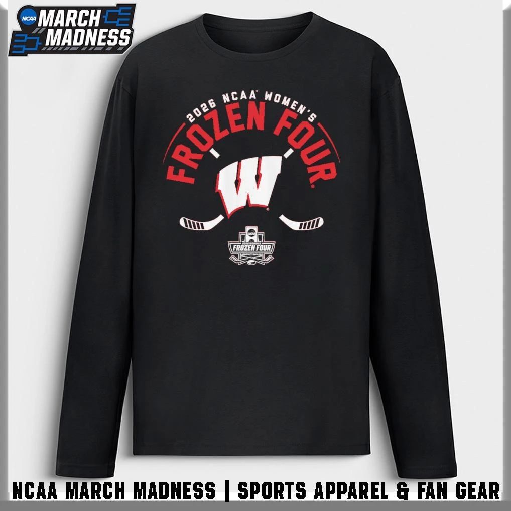 Wisconsin Women’s Hockey 2026 NCAA Frozen Four T-Shirt