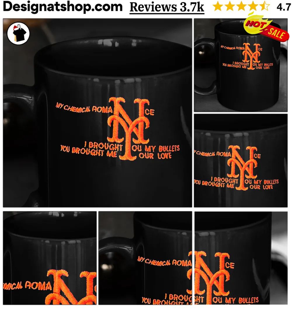 New York Mets My chemical romance I brought out my bullets shirt