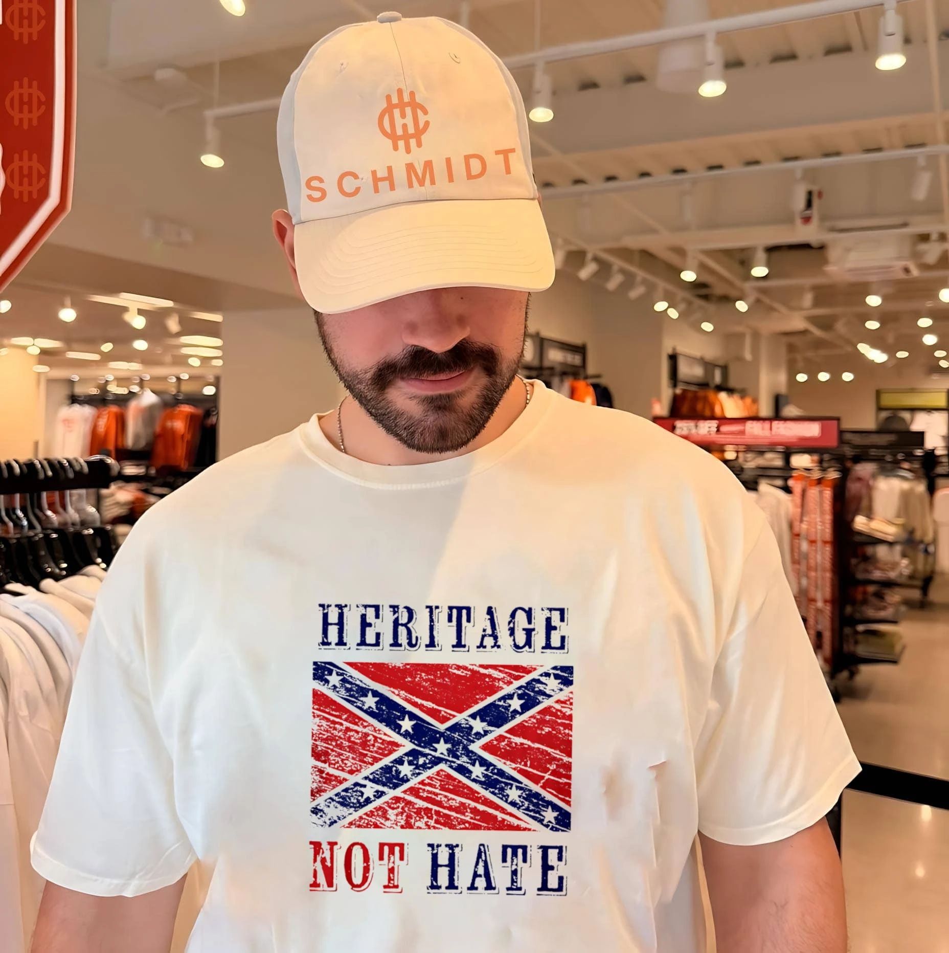 Heritage Not Hate Confederate Flag Southern shirt