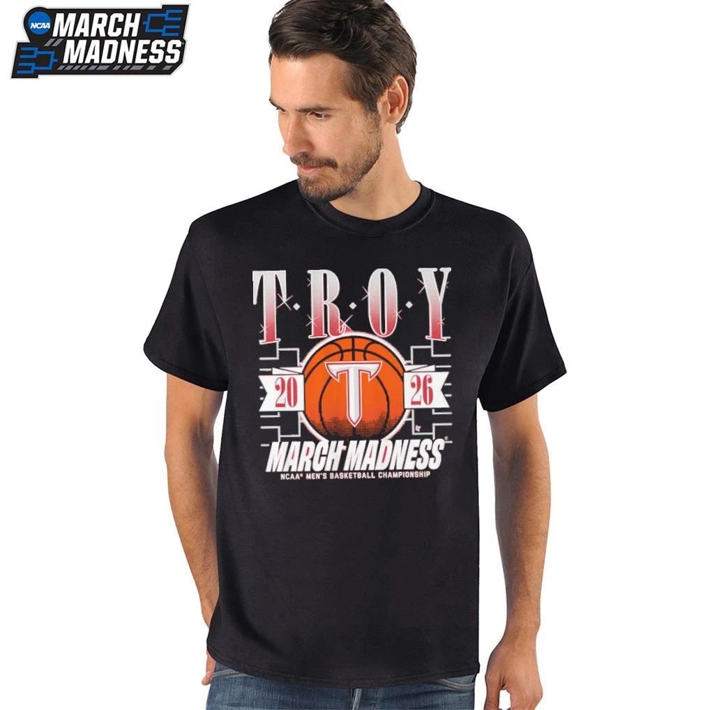 Troy Trojans Men’s Basketball 2026 NCAA Division I Championship March Madness Bound T-Shirt