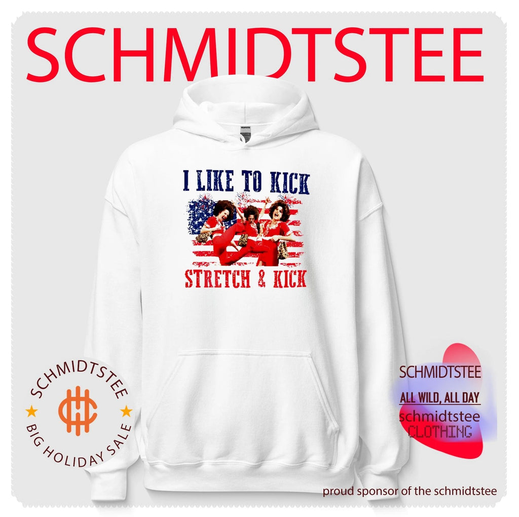 Sally O’malley I Like To Kick Stretch And Kick 4th Of July Shirt