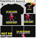 Duck Cartoon I’m Not Mean Or Cold Hearted I’m Just Sick Of Being Treated Badly Shirt