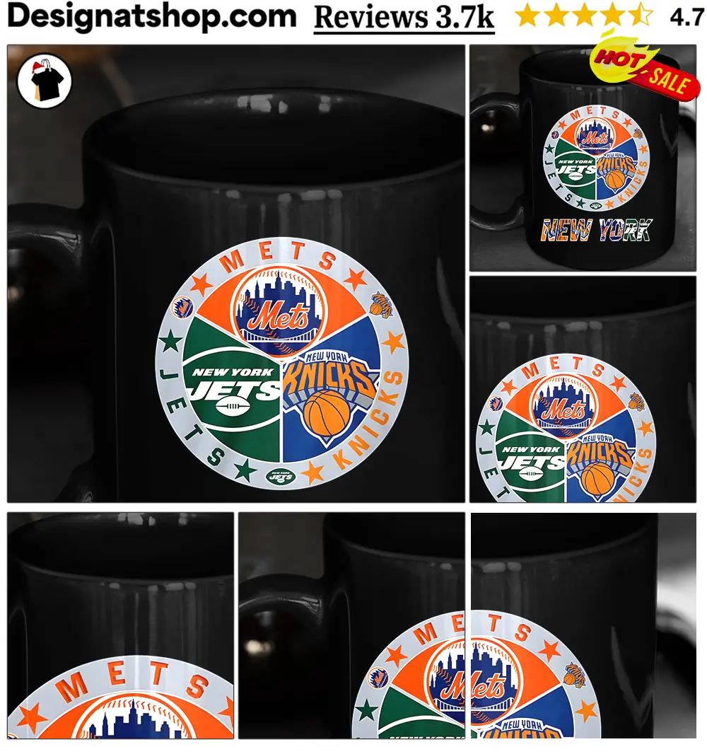 New York Mets Jets Knicks sports team shirt