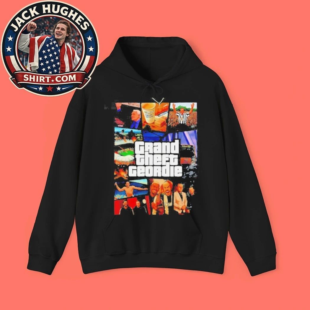 Grand Theft Geordie Newcastle United Football Club Parody Shirt