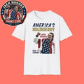 Jack Hughes American Golden Boy USA-2 Canada-1 Hockey Star Graphic T-Shirt