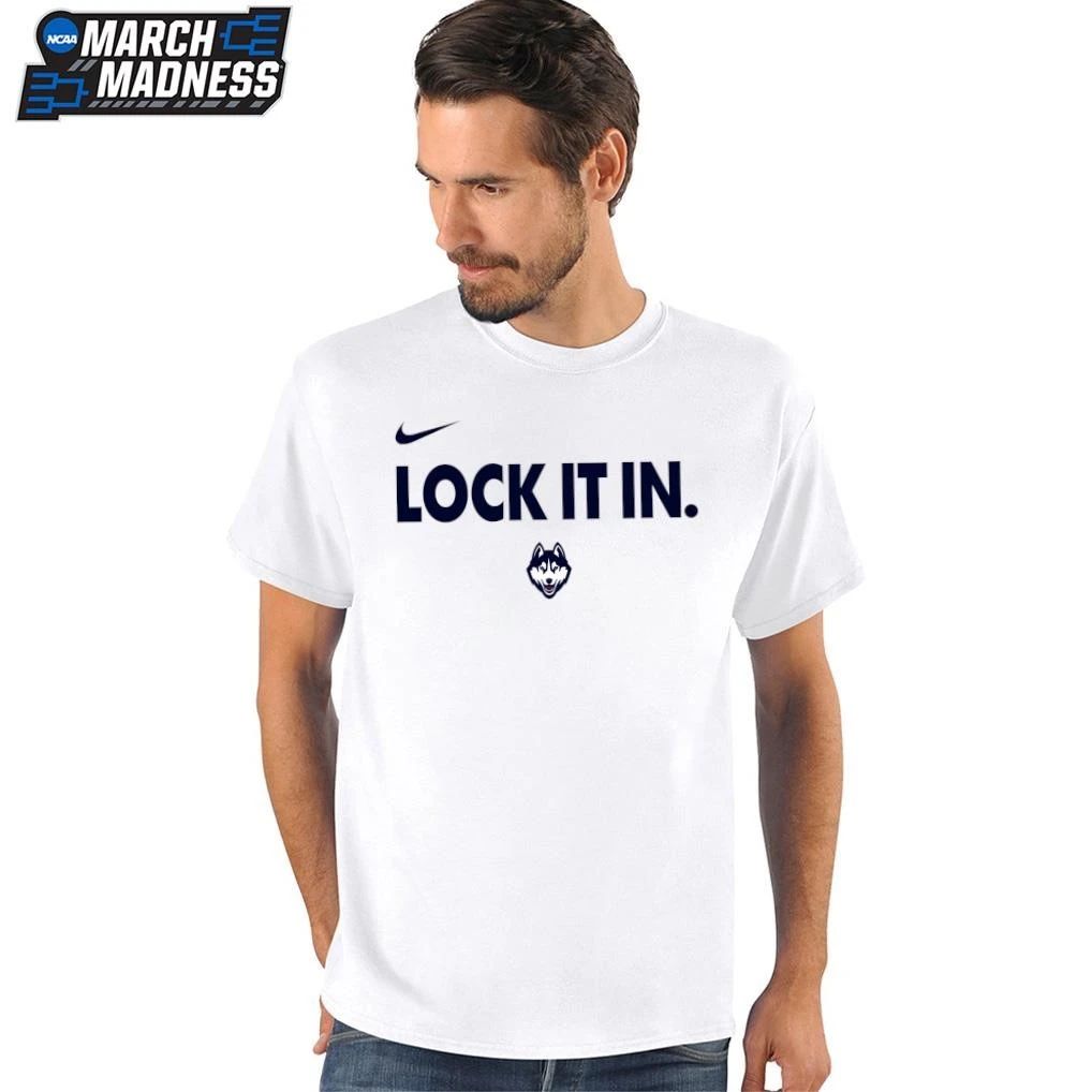 UConn Huskies Men’s Basketball Lock It In 2026 T-Shirt