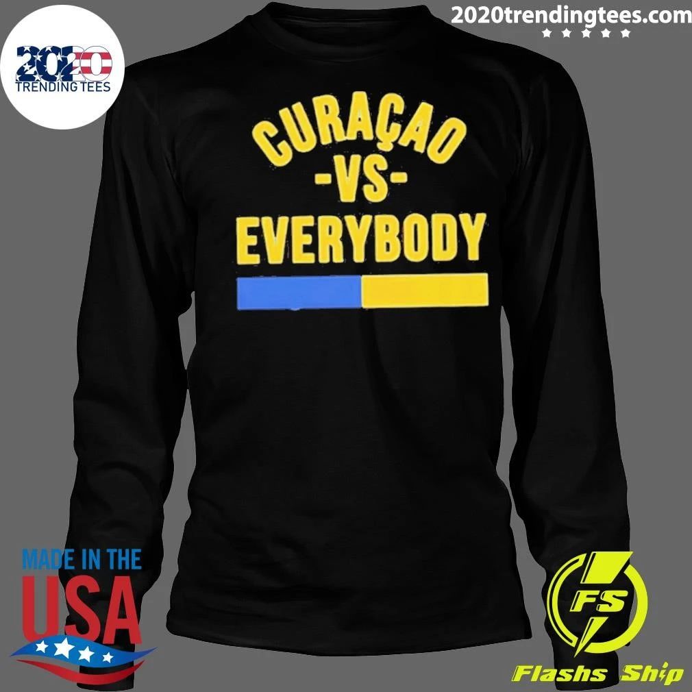 Curaçao Vs Everybody Caribbean Island Pride Shirt