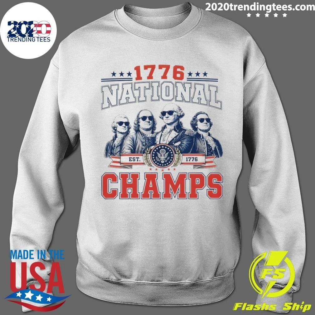 George Washington Est 1776 Patriotic National Champs 4th Of July Shirt