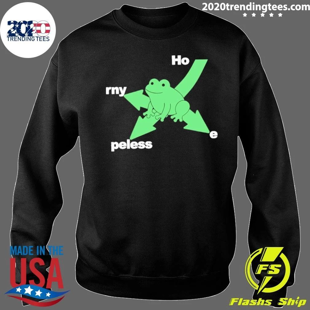 Frog In Distress Ho Rny Peless E Shirt