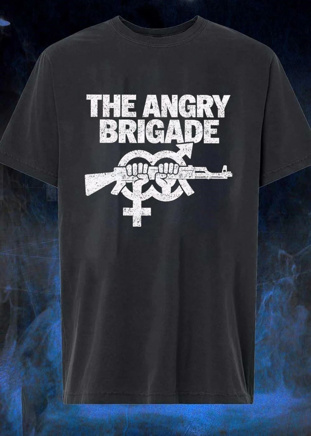 The Angry Brigade Fists Holding Rifle shirt