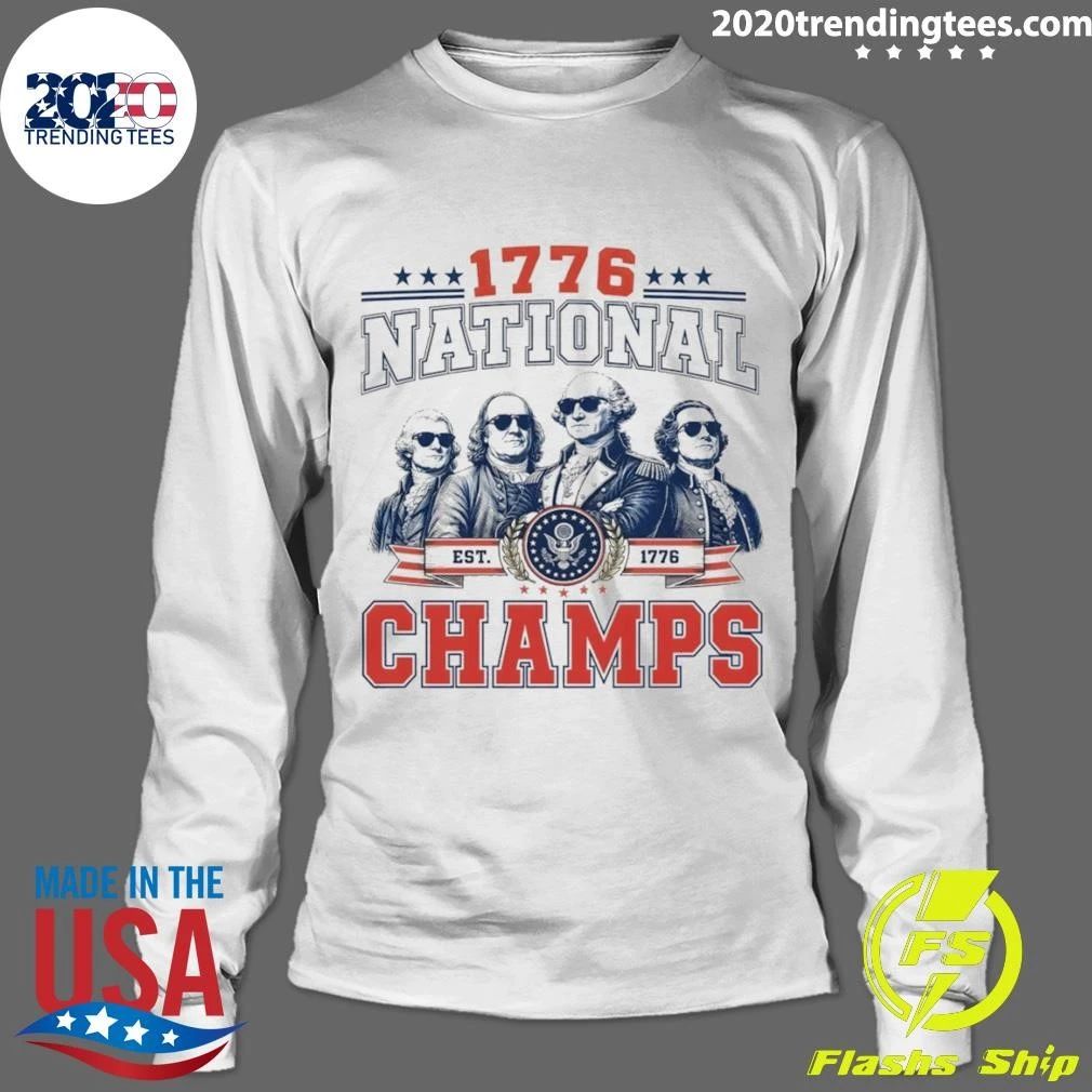 George Washington Est 1776 Patriotic National Champs 4th Of July Shirt