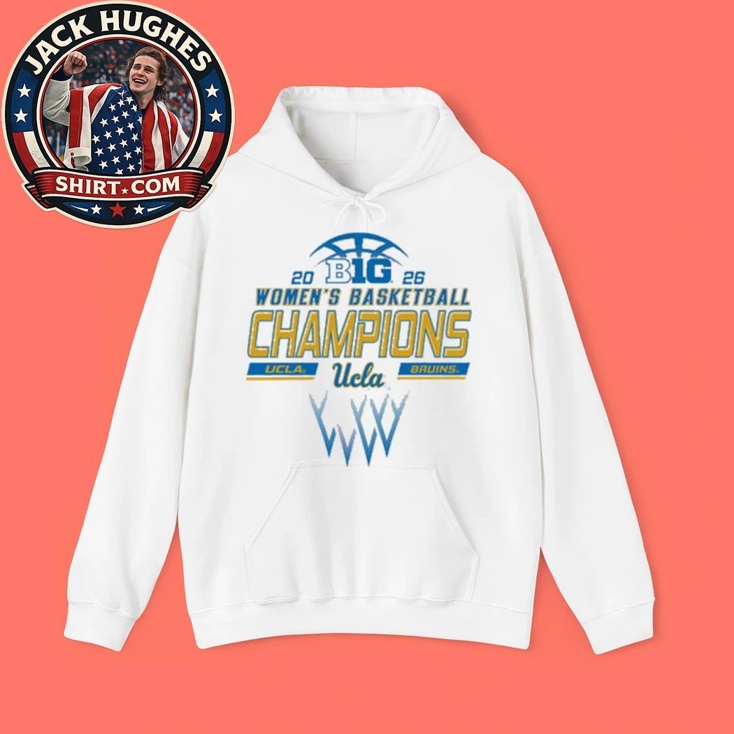Original UCLA Bruins White 2026 Big Ten Women’s Basketball Regular Season Champions Graphic T-Shirt