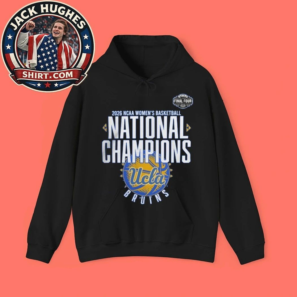 UCLA Bruins 2026 NCAA Women’s Basketball National Champions Locker Room Graphic T-Shirt