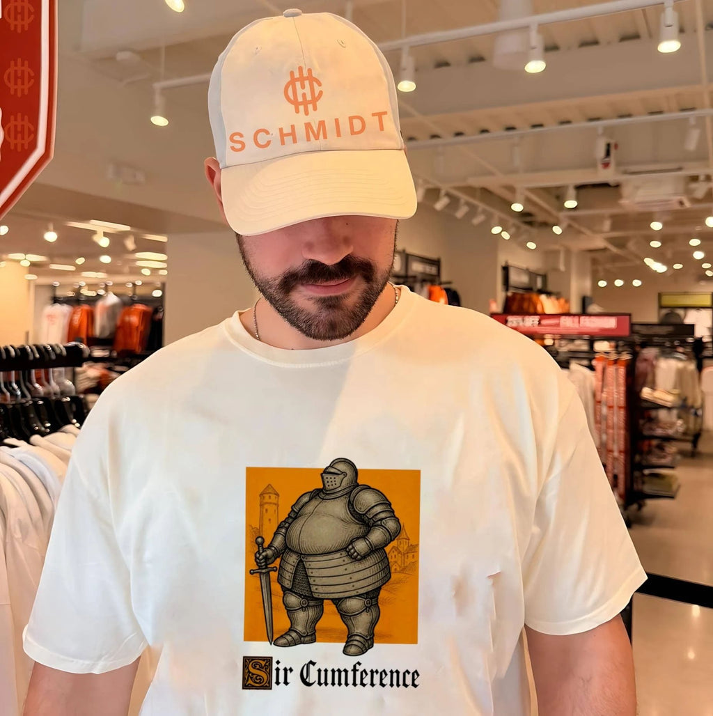 Sir Cumference Medieval Knight pun wordplay shirt