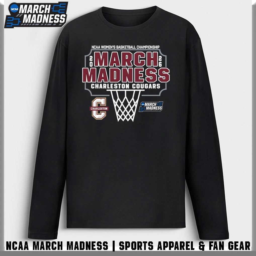 Charleston Cougars 2026 NCAA Women’s Basketball Tournament March Madness T-Shirt