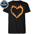 High Potential Morgan Croft Flame Heart Graphic Shirt