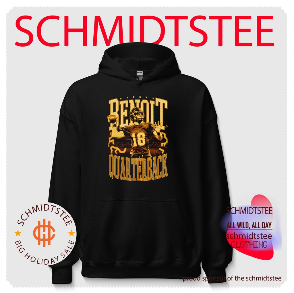 Hayden Benoit Quarterback 18 football athlete shirt