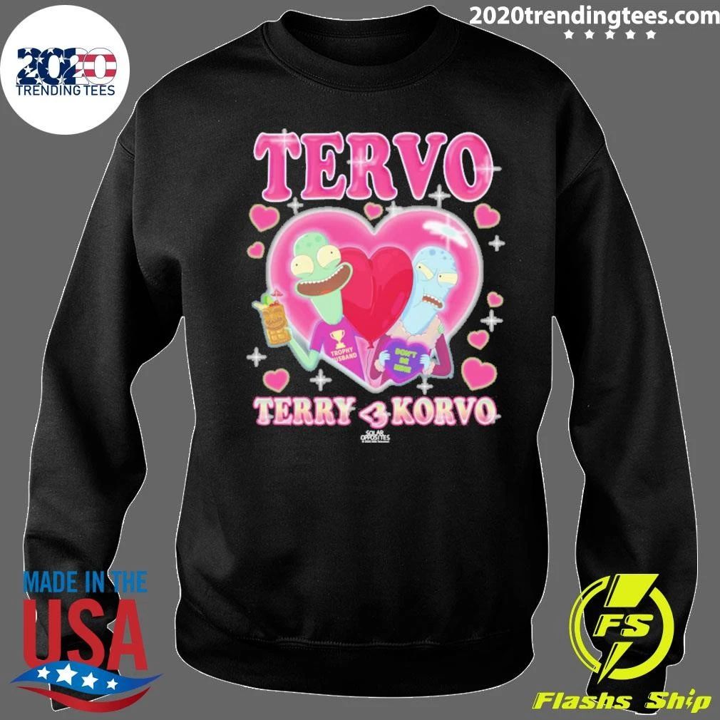 Solar Opposites Tervo Heartthrob Terry and Korvo Shirt