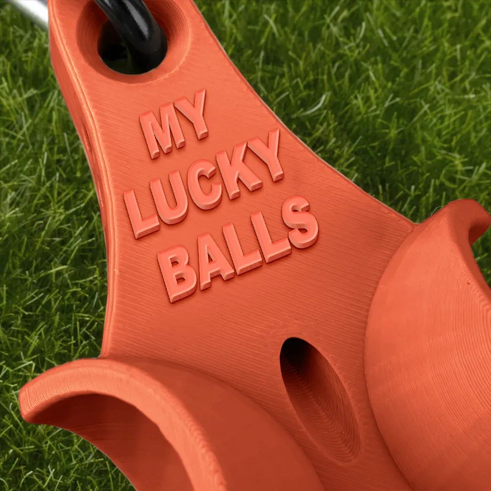 Custom Photo My Lucky Balls - Personalized 3D Printed Golf Ball Tee Holder