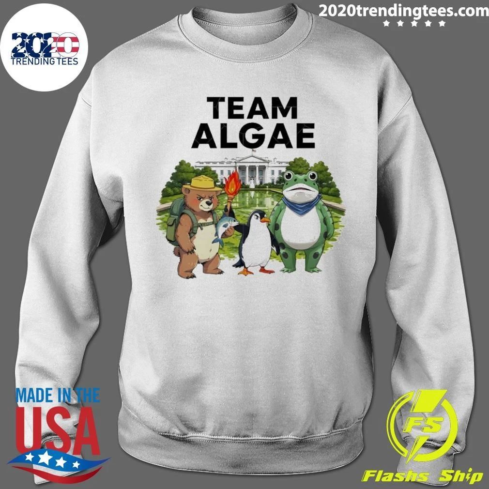 Frog Penguin Bear Team Algae Fdt Make Algae Great Again Patriotic White House 2026 Shirt