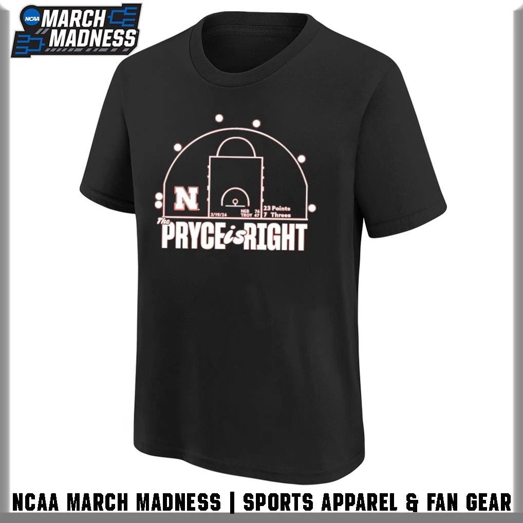 Pryce Sandfort Nebraska The Pryce Is Right T-Shirt