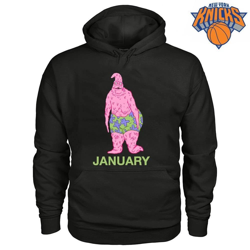 Ugly Patrick Star January Birthday MeatCanyon Style Cursed Mutant Monster Cartoon Character Shirt