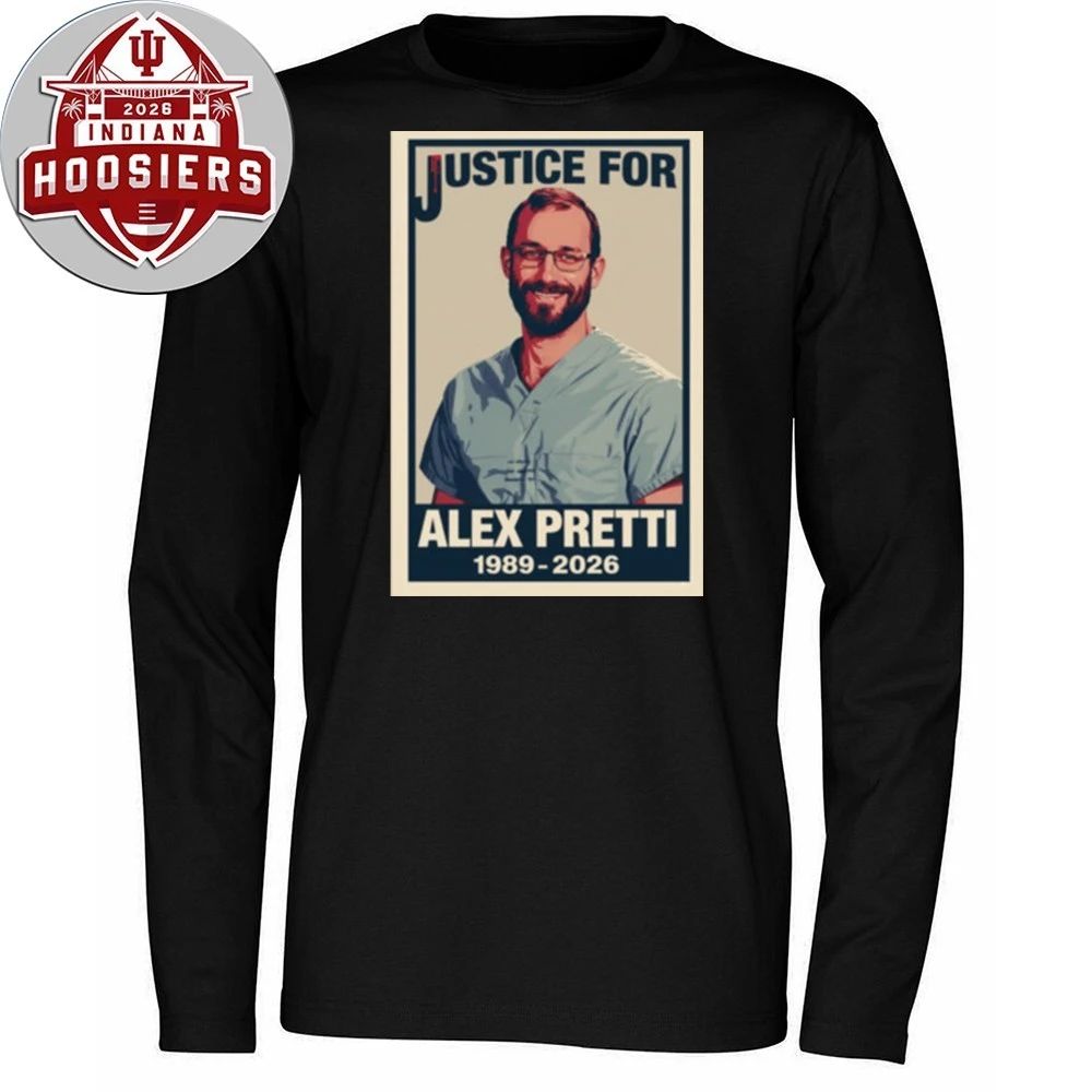 Justice for Alex Pretti 1989-2026 Minnoseta Anti ICE Protest Hoodie T-Shirt