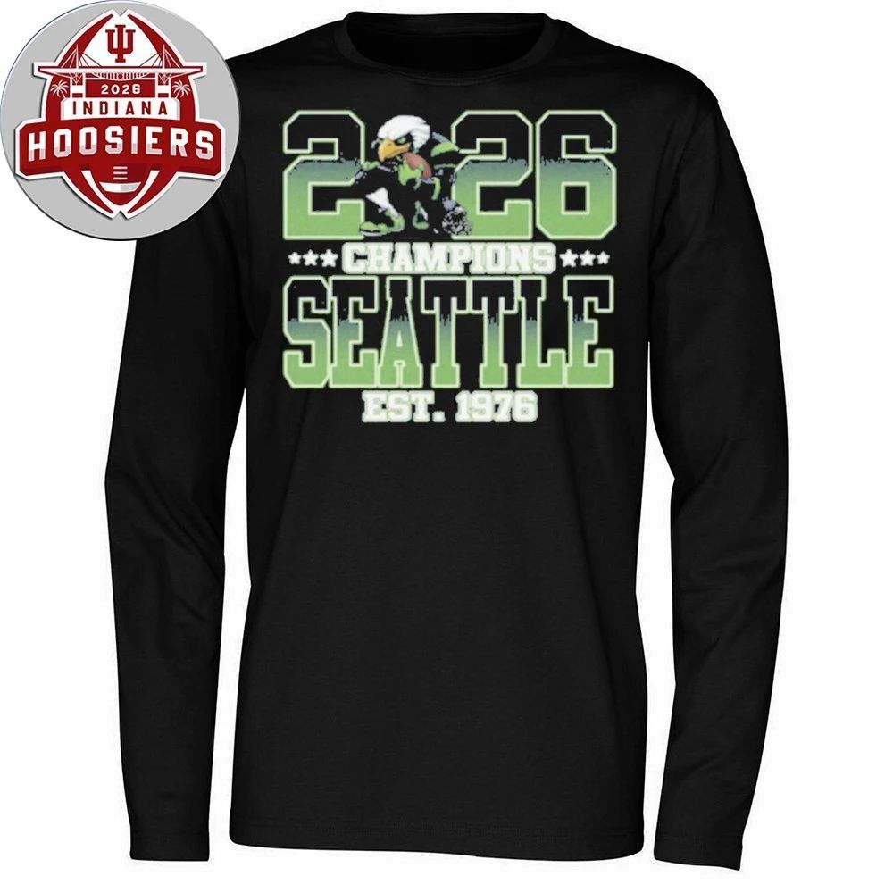 Retro Vintage Seattle Bowl Champions EST 1976 Mascot T-Shirt