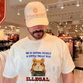 Me if Giving Myself a Little Treat Was Illegal Hamster Mugshot shirt