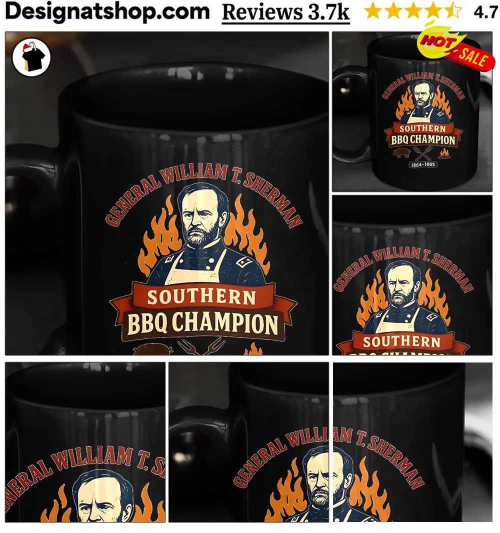 General William T. Sherman Southern BBQ Champion shirt