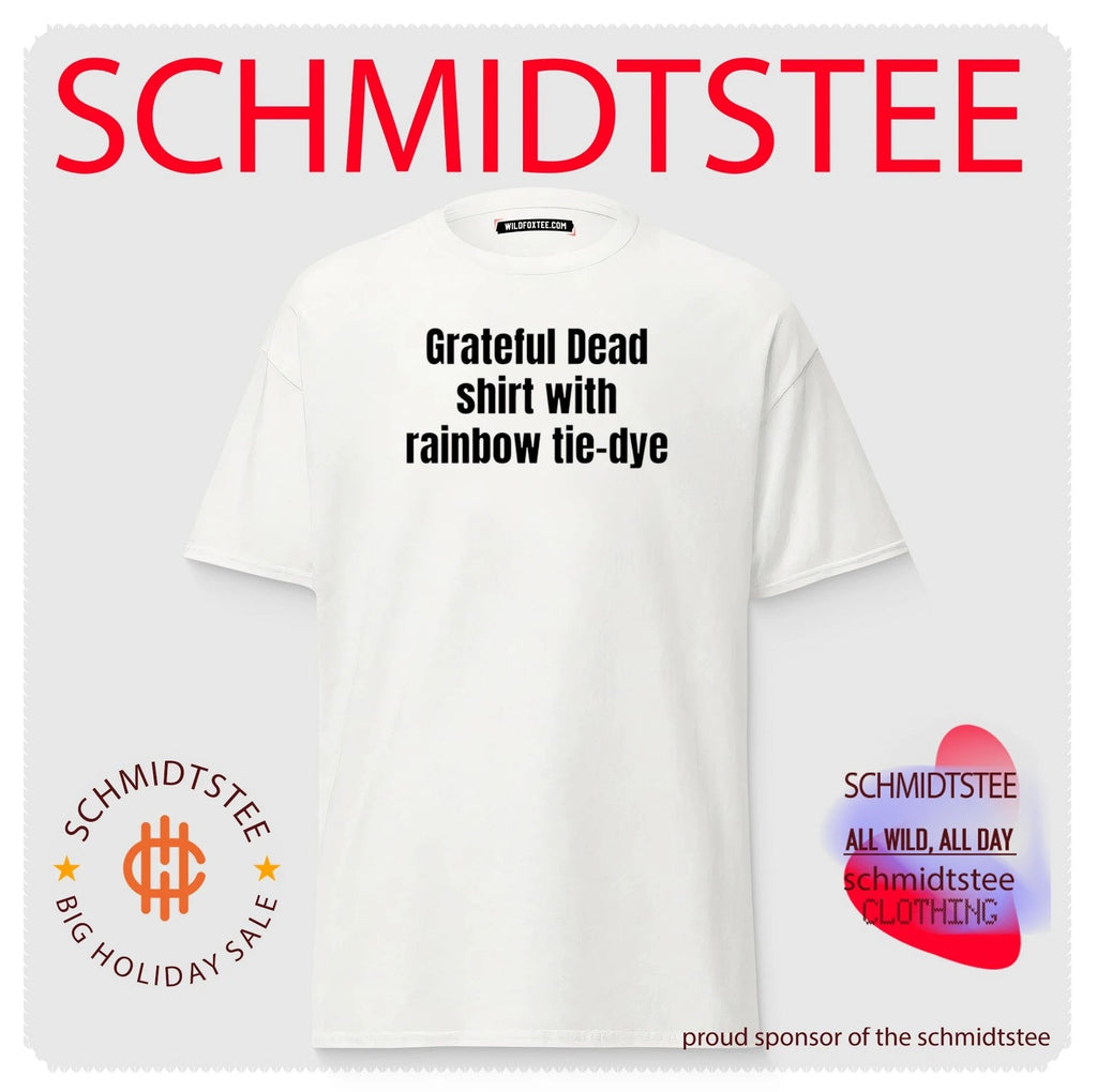 Grateful Dead Rainbow Tie-Dye Jerry Garcia shirt