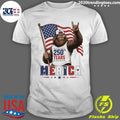 Bigfoot American Flag 250th Years 4th Of July Patriotic Independence Day Shirt